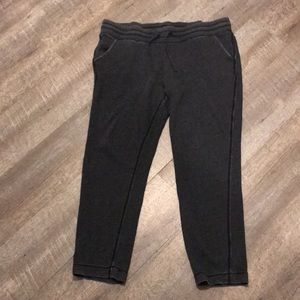 Aerie Stonewashed Black Sweatpants size XL